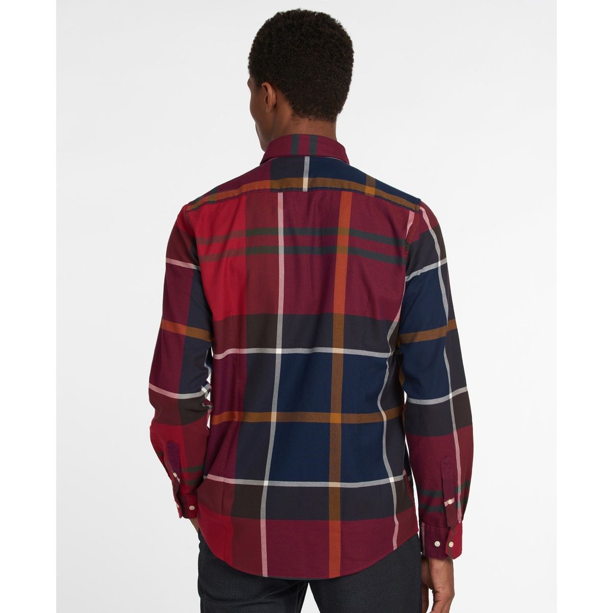 Barbour Dunoon Tailored Fit Men's Shirt | Red