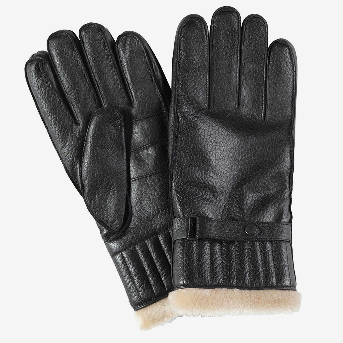 Barbour Leather Utility Gloves | Black