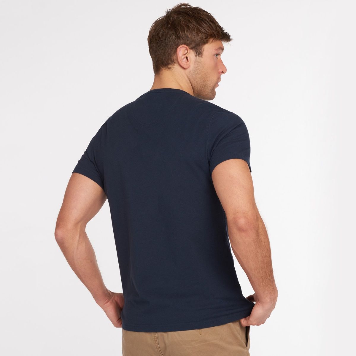 Barbour Men's Logo T-Shirt | New Navy