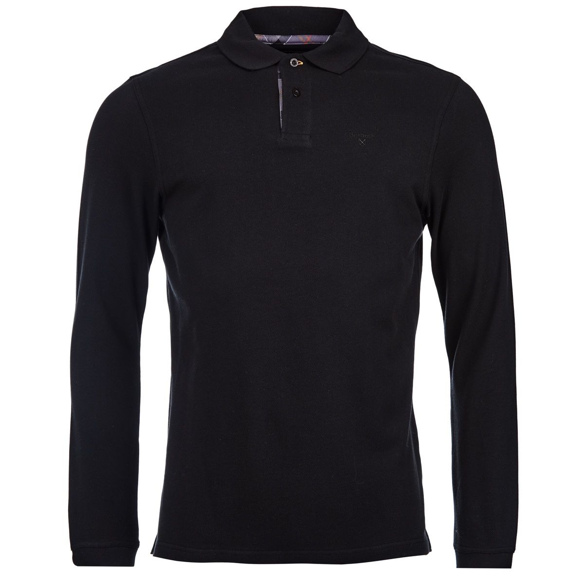 Barbour Long Sleeve Men's Sports Polo | Black