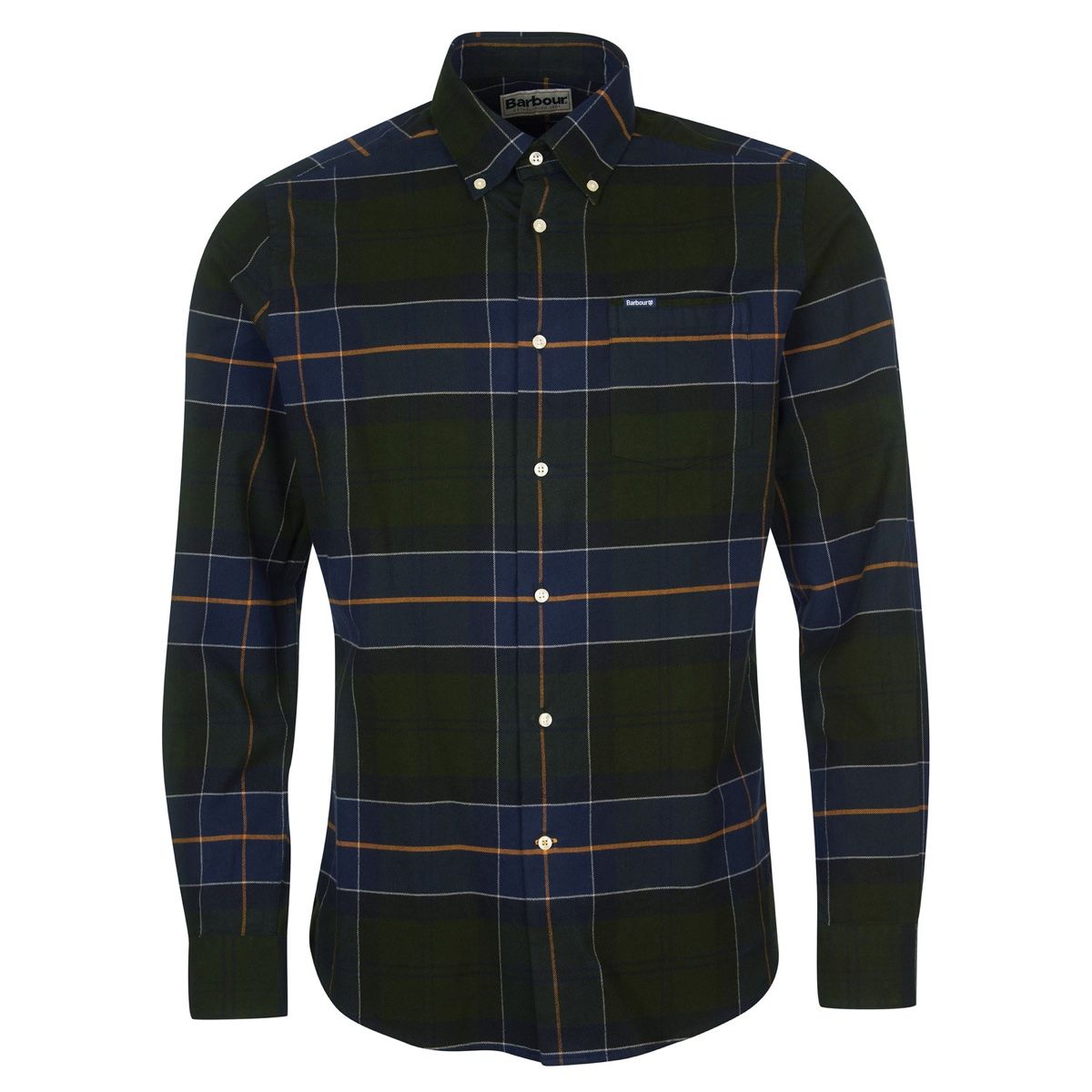 Barbour Lustleigh Tailored Fit Men's Shirt | Forest