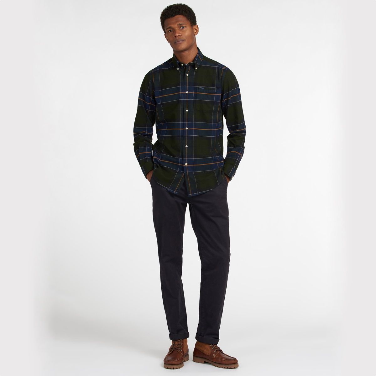 Barbour Lustleigh Tailored Fit Men's Shirt | Forest