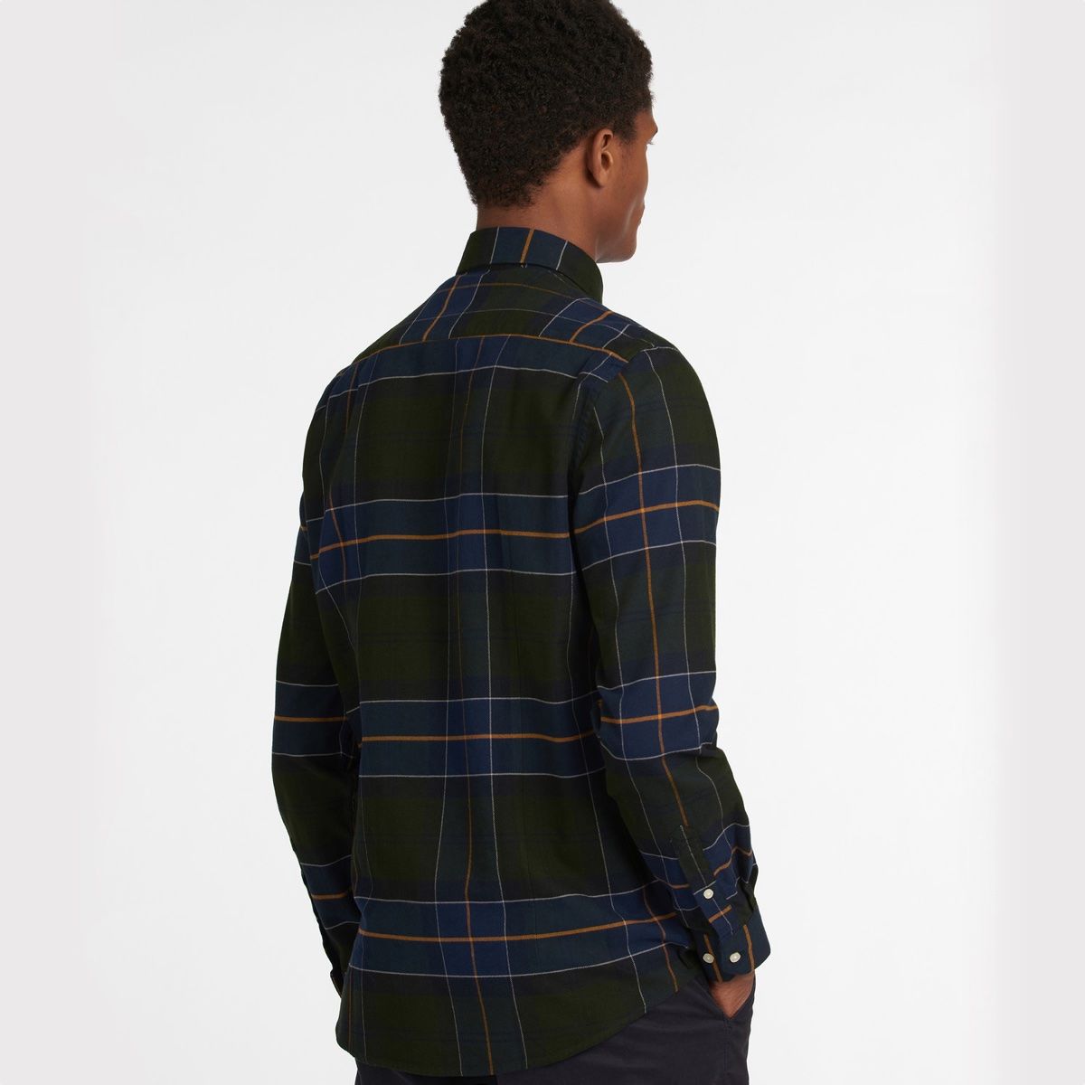 Barbour Lustleigh Tailored Fit Men's Shirt | Forest