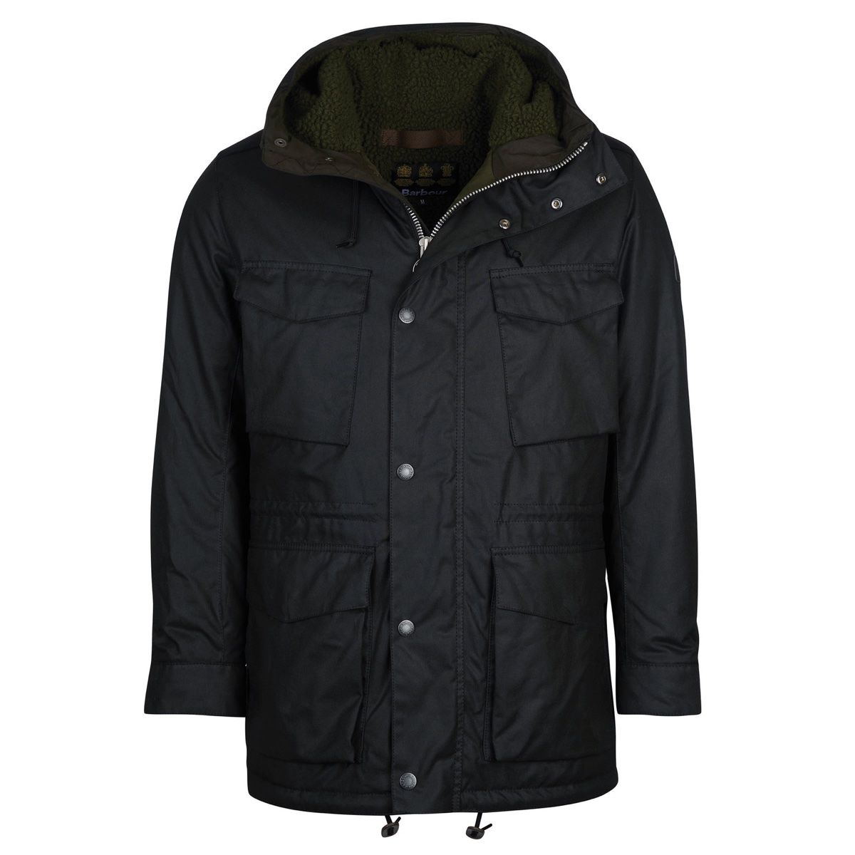 Barbour Nautic Men's Waxed Jacket | Black