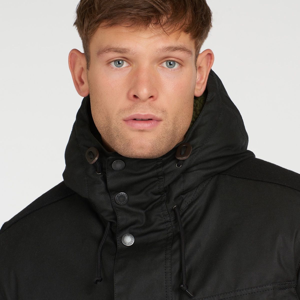 Barbour Nautic Men's Waxed Jacket | Black