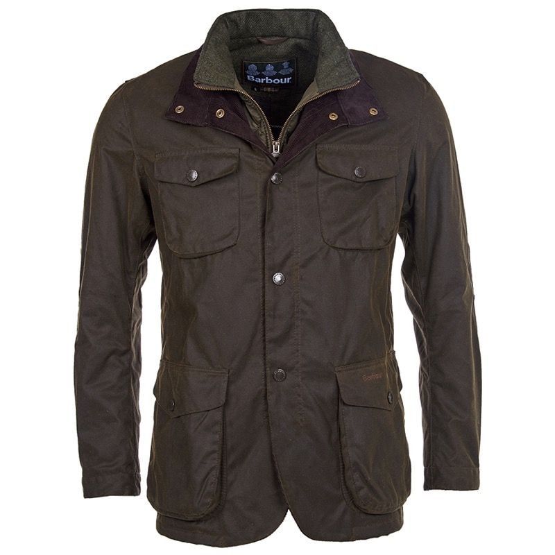 Barbour Ogston Men's Waxed Jacket | Olive