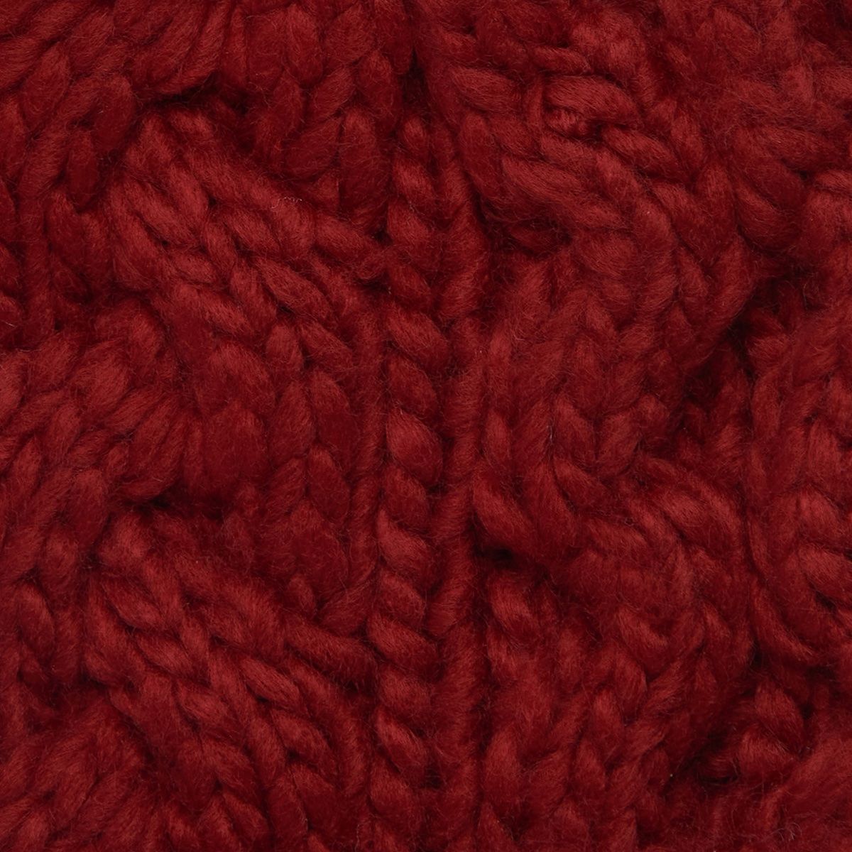 Barbour Penshaw Cable Beanie | Crimson