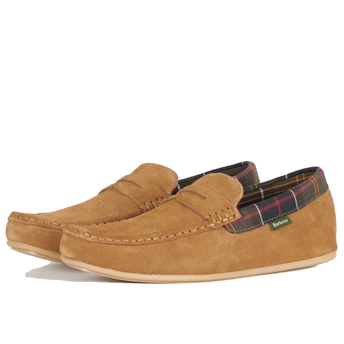 Barbour Porterfield Men's Slipper | Dark Sand Suede