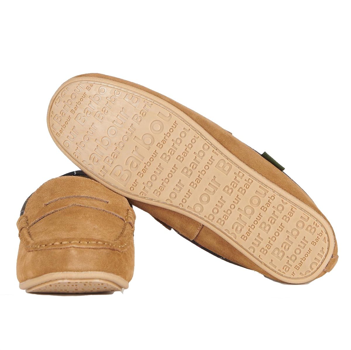 Barbour Porterfield Men's Slipper | Dark Sand Suede