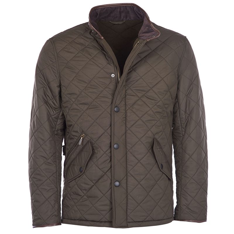 Barbour Powell Quilted Men's Jacket | Olive