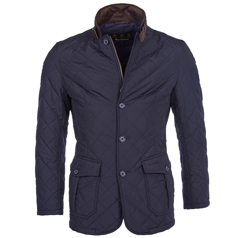 Barbour Quilted Lutz Men's Jacket | Navy