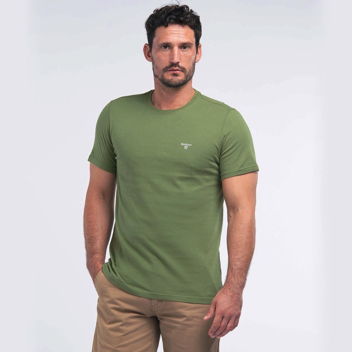 Barbour Men's Sports T-Shirt | Burnt Olive