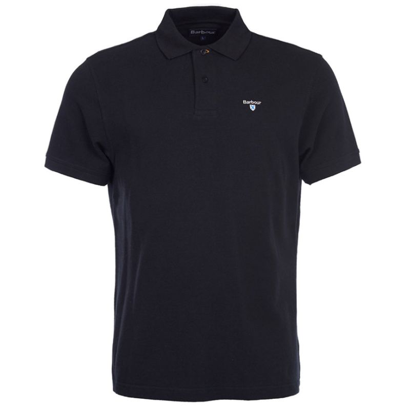 Barbour Men's Sports Polo Shirt | Black
