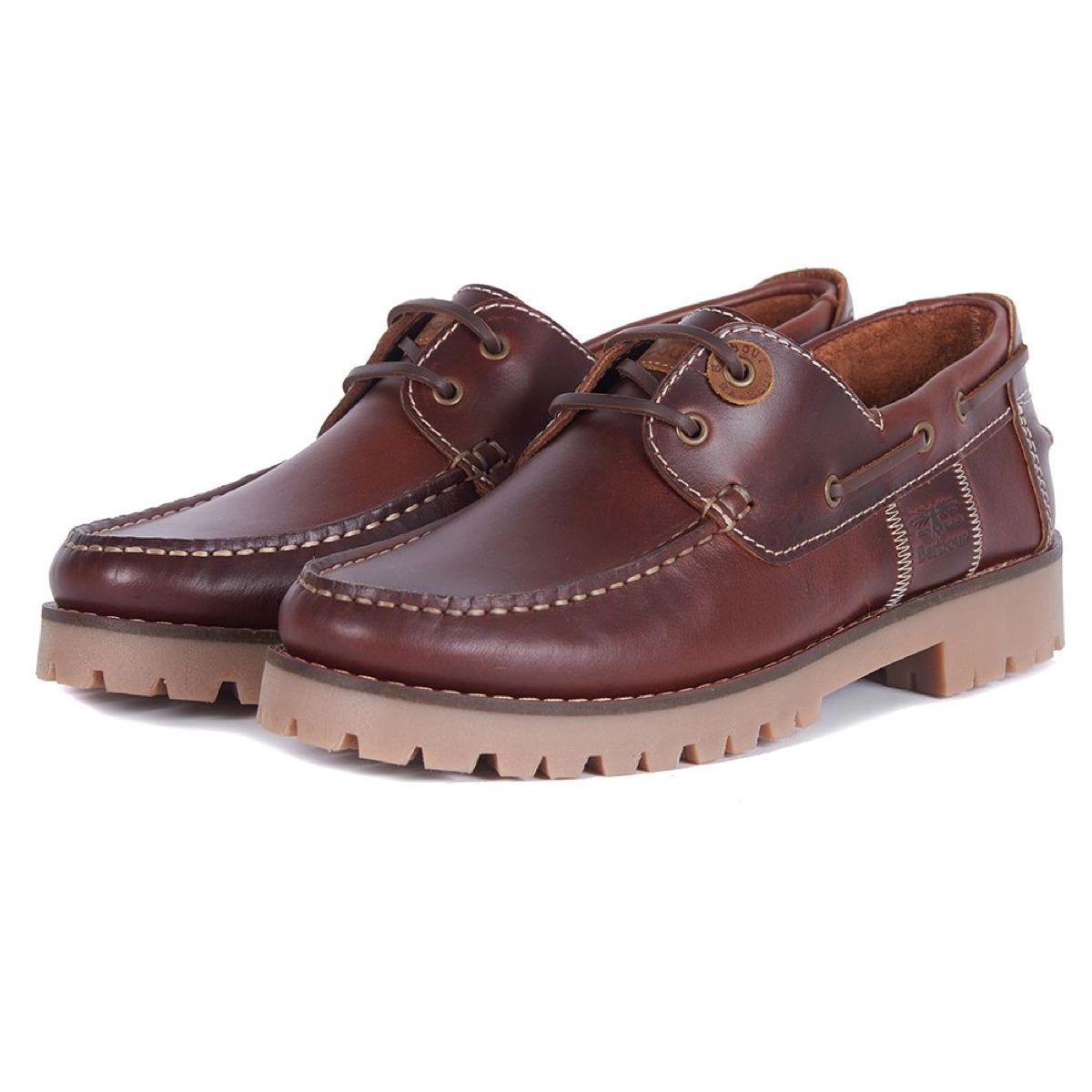 Barbour Stern Men's Boat Shoe | Mahogany