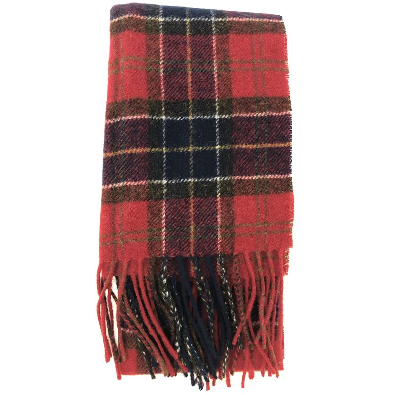 Barbour Tartan Lambswool Scarf | Red Tartan