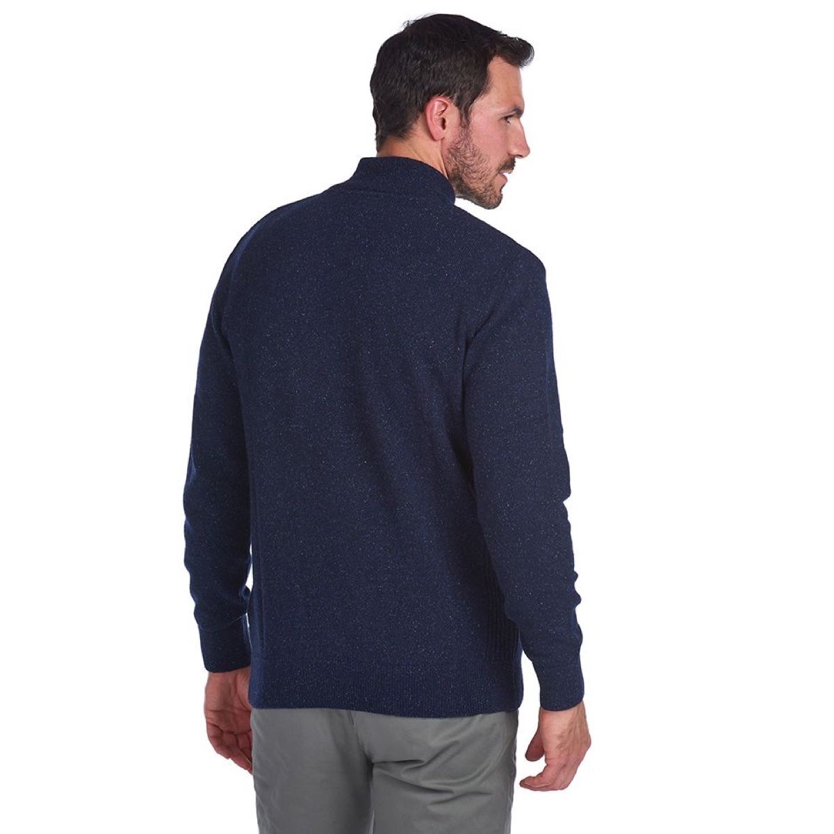 Barbour Tisbury Half Zip Men's Jumper | Navy