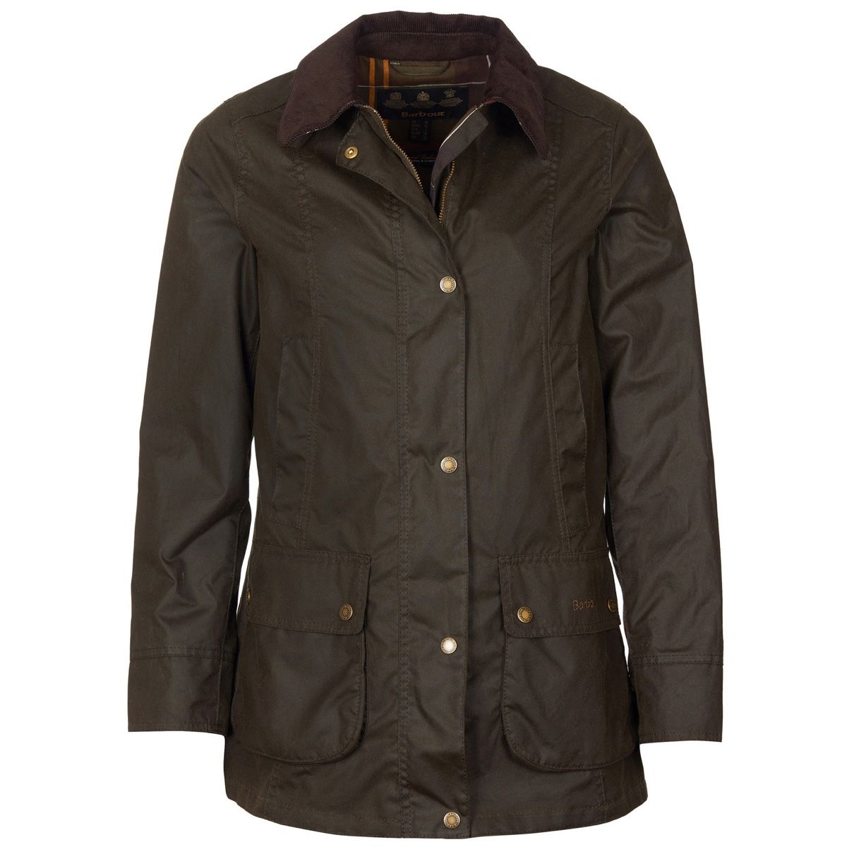 Barbour Fiddich Women's Waxed Jacket | Olive