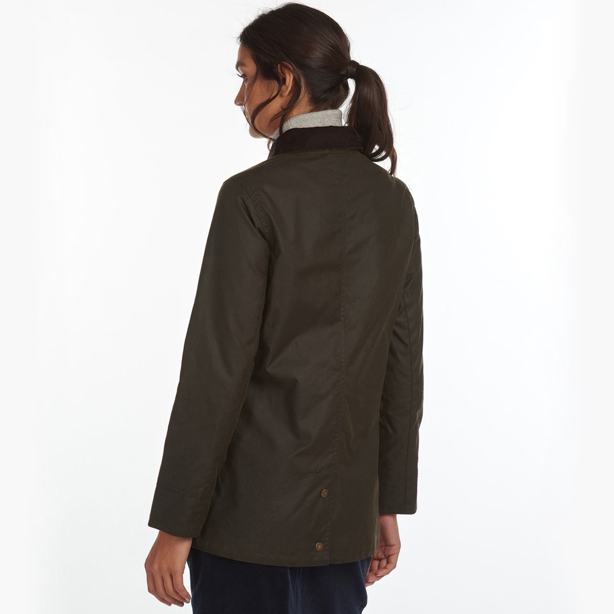 Barbour Fiddich Women's Waxed Jacket | Olive