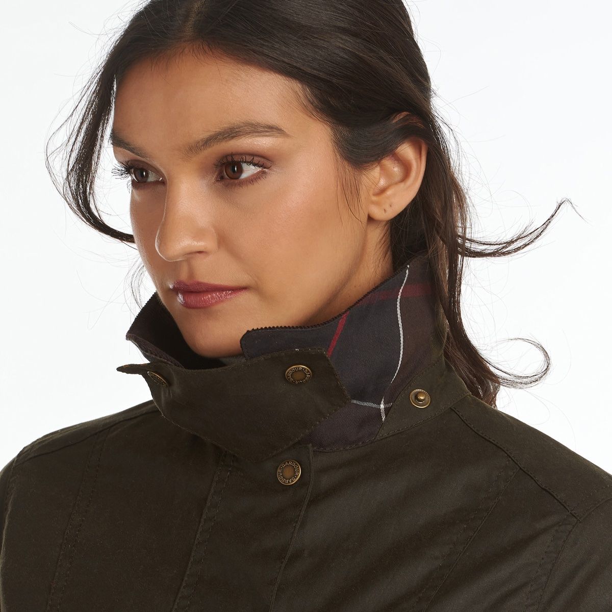 Barbour Fiddich Women's Waxed Jacket | Olive