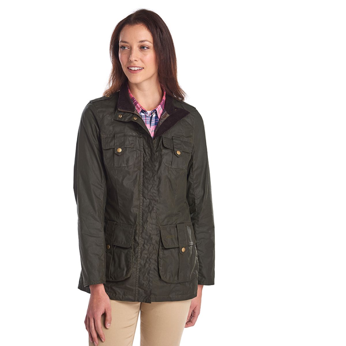 Barbour Lightweight Defence Women's Waxed Jacket | Archive Olive