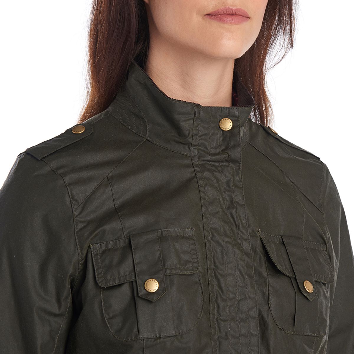 Barbour Lightweight Defence Women's Waxed Jacket | Archive Olive