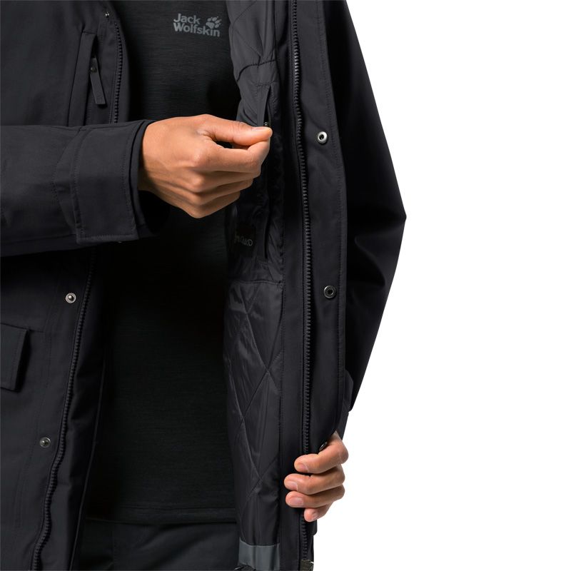 Jack Wolfskin West Coast Insulated Men's Jacket | Black
