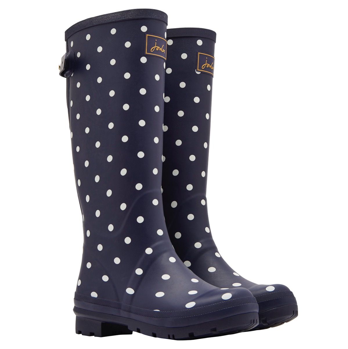 Joules Welly Print Women's Wellingtons | French Navy Spot