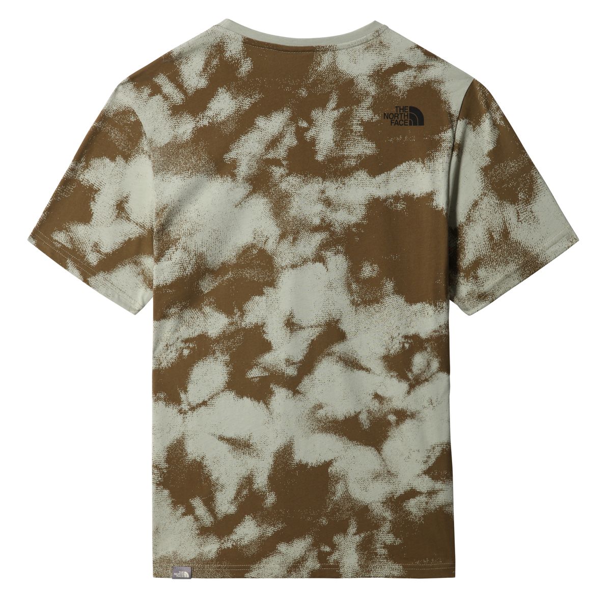 The North Face Simple Dome Men's T-Shirt | Military Olive Retro Dye Print